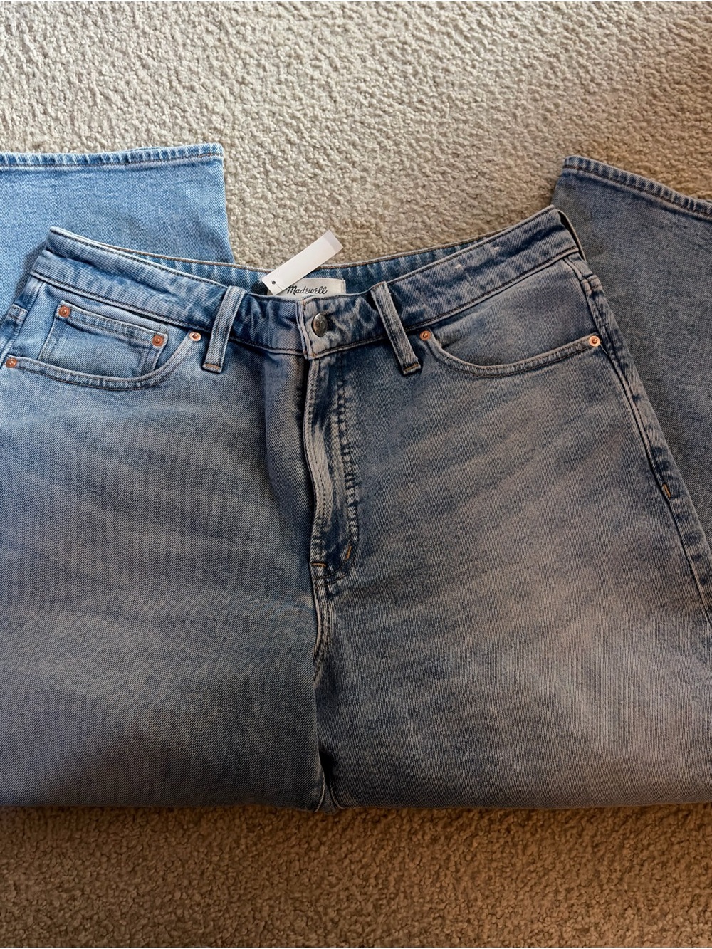 MADEWELL The Short Curvy Perfect Vintage Wide-Leg Crop Jean | Size 31 Short - Picture 5 of 13